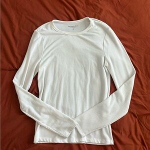 Abercrombie and Fitch Essentials Long Sleeve White